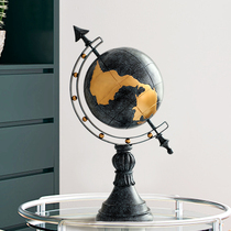 European style retro globe ornaments creative home living room office interior study desktop decoration Crafts furnishings