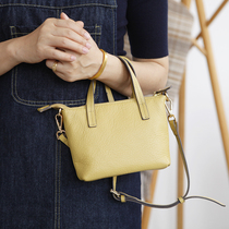 Bugu Forest New Original Female Style Genuine Leather Retro Art Handbag Cow Leather Succinct 100 Hitch Small Square Bag B335