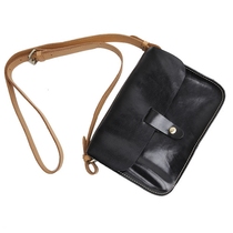 CF Cloth Valley Forest Original Handmade Female Cow Leather Bag Single Shoulder Inclined Satchel ART SMALL SQUARE BAG SADDLE BAG b058