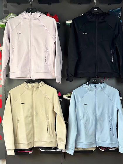 Li ning 스웨트 셔츠 여성 가을 그룹 구매 시리즈 세련된 편안한 통기성 통기성 캐주얼 카디건 후드 셔츠 awdt984 Li ning 스웨트 셔츠 여성 가을 그룹 구매 시리즈 세련된 편안한 통기성 통기성 캐주얼 카디건 후드 셔츠 awdt984