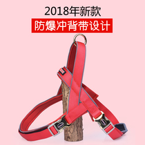 Dones nylon chest braces Puppy chest braces Pet supplies Small large canine teddy Bears gold wool chest back