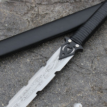 The Longquan City Tangjian Town Residence Integrated Knife sword Long Han Sword Vehicle Anti-body Manganese Steel Short Sword Treasure Sword Cold Weapon unopened
