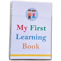 My first cognition book Baby children color shape numbers letter cognition parent-child English Enlightenment