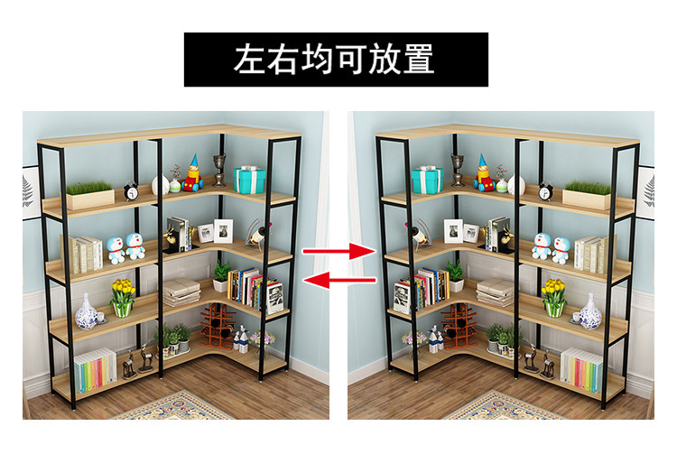 特价简易转角置物架多层化妆品展示架拐角精品展示柜组合超市货架