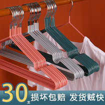 Iron hanger incognito household adult clothes drying support Non-slip thickened thickened hanging drying hanger Dormitory storage clothes hanging