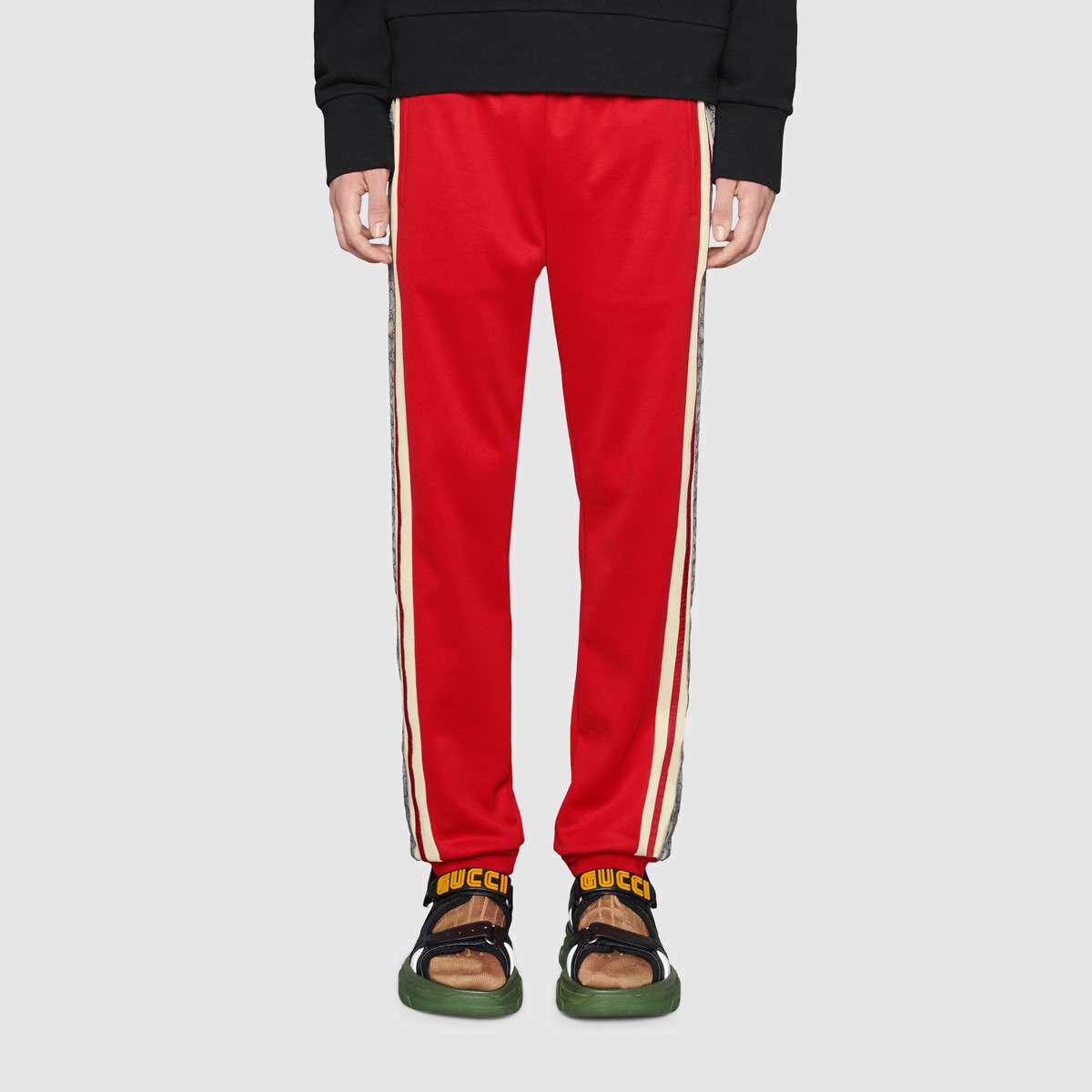 正品代购 gucci 19ss 侧边logo卫裤 偏大 750欧