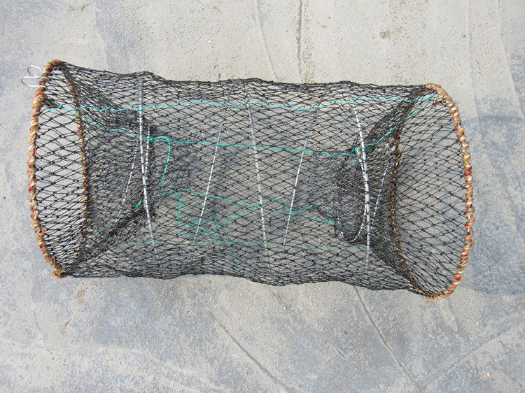 包邮自动装鱼网虾笼黄鳝泥鳅螃蟹虾笼折叠鱼网捕鱼网渔笼鱼具_7折现价