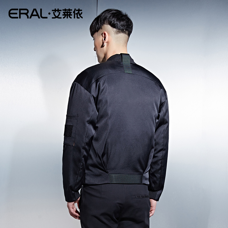 【前100名半价】ERAL/艾莱依张帅原创设计时光之眼夹克羽绒服男产品展示图5