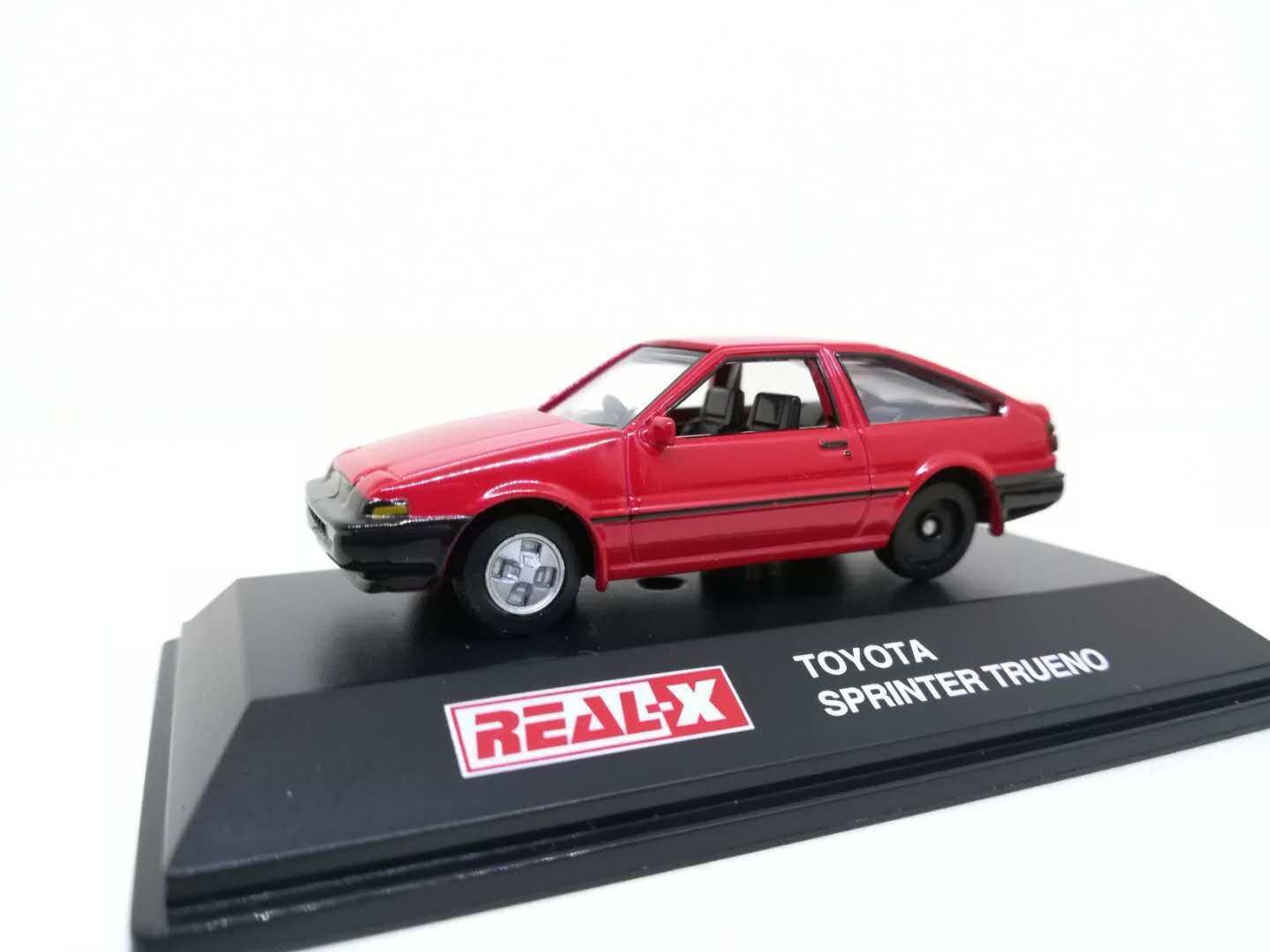 汽車模型 Real-X 1:72合金車模頭文字D藤原拓海AE86 FD3S RX7 收藏車模OXFORD 超
