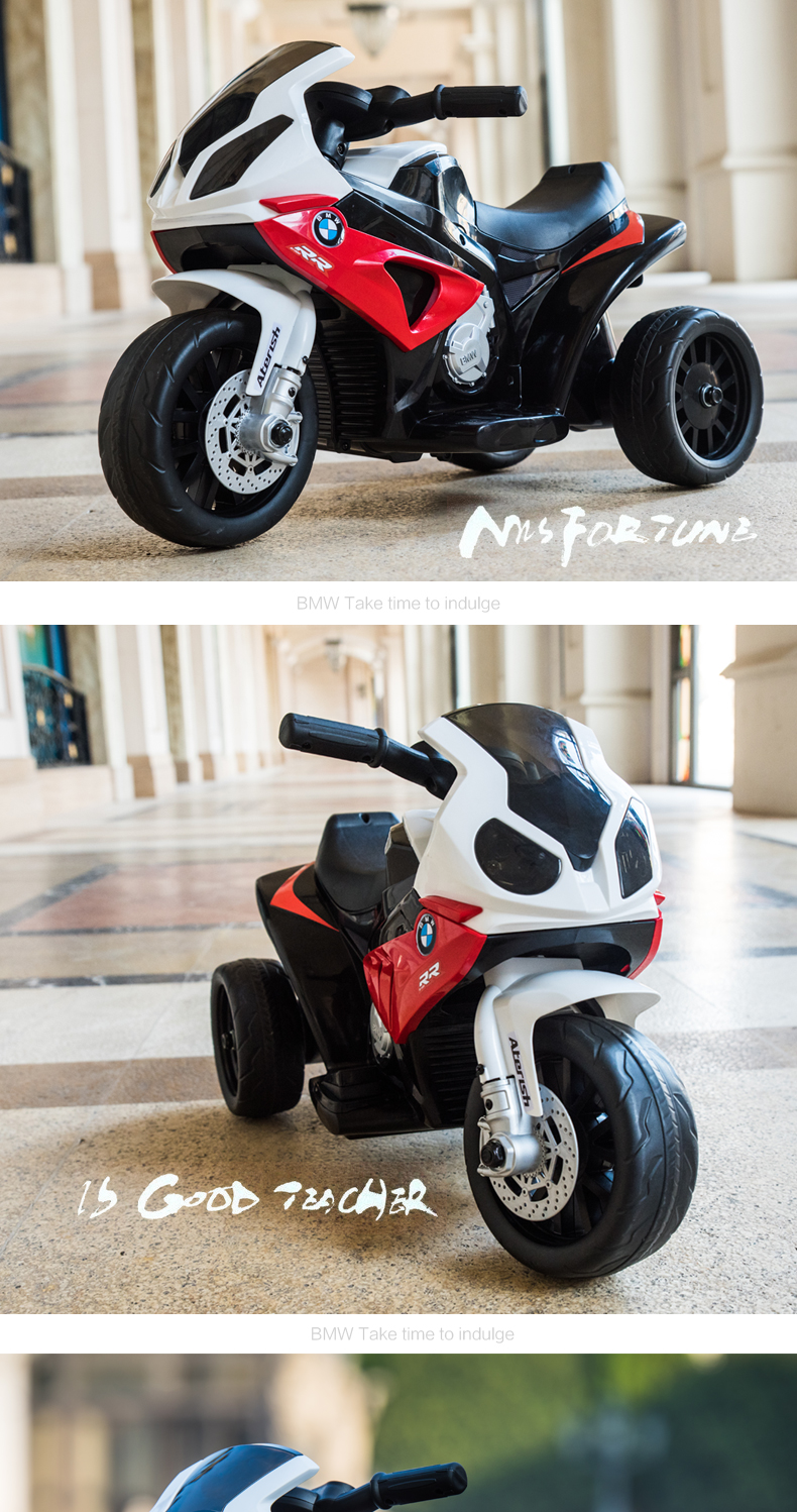 ベリカの子供用電動車は人用電動オフロードベビー玩具車BMWの3輪バイクに乗ることができる,タオバオ代行-チャイナトレーディング