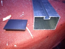 Publicity column for the column sand silver 6 1 m