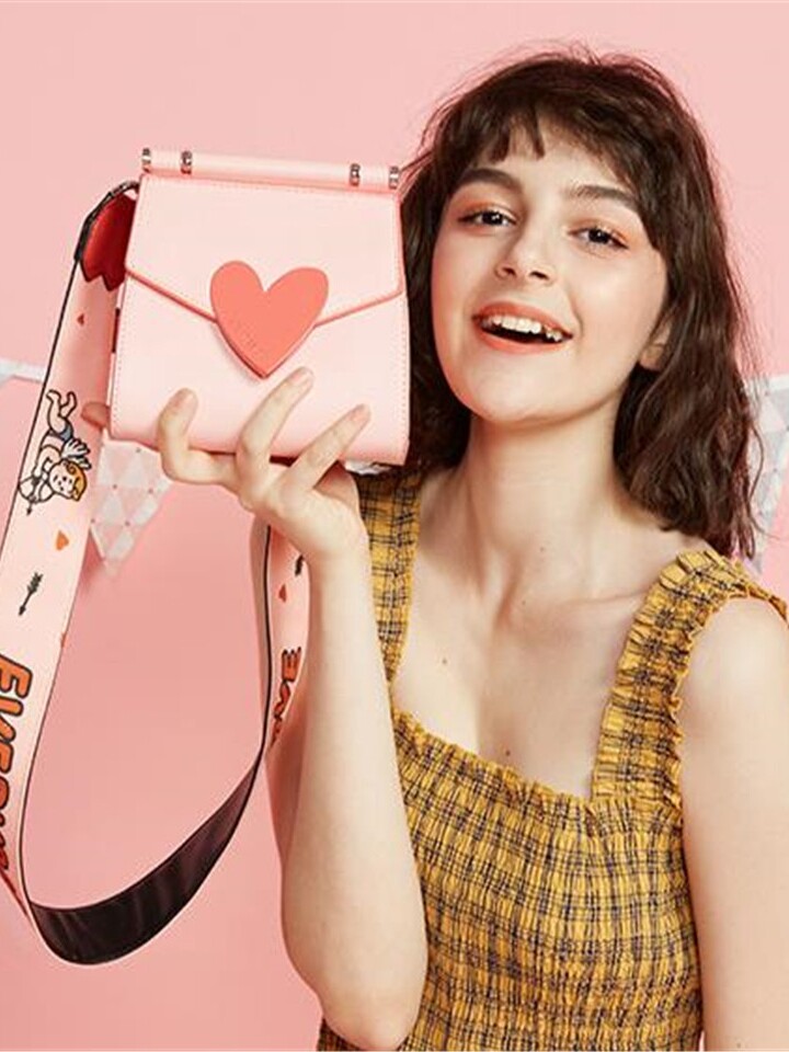 百搭时尚 萝拉原创少女清新可爱小挎包