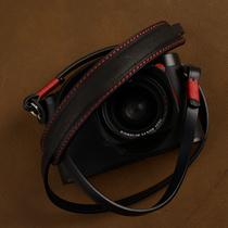 VR original cowhide Sony Fuji Leica side axis micro single digital camera Leather camera shoulder strap Strap lanyard