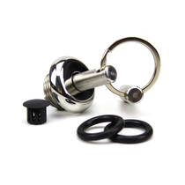 Suitable for spring breeze NK150 motorcycle modified oil cover anti-theft oil cover stainless steel oil plug anti-damage