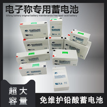 Electronic scale Libra battery storage battery charging BT-6V4 5AH 5 0 12V4 5 12V1 3 7 0AH