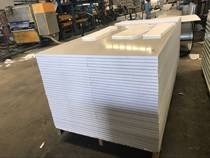 Factory direct sales 25MM foam sandwich panel fan box color steel plate EPS composite purification air conditioning cabinet separator