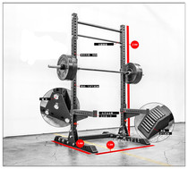 Heavy squat lying push frame deep barbell frame deep squatting push frame home fitness equipment ROGUESML-2