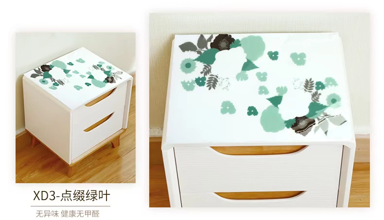 Bàn đầu giường in bảng mat pvc dùng một lần bàn cà phê thảm khăn trải bàn đơn giản gia đình tủ giày TV tủ khăn trải - TV