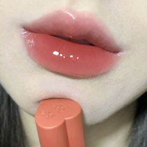 holika lip glaze Female confusion Like love water light mirror lip glaze 08 milk tea lipstick cuddly student affordable