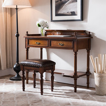 American solid wood desk Study furniture Computer desk Office desk Household writing desk Writing desk Simple study desk