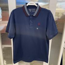 Banney Road Summer Paolo Shirt Men business casual Coloured collar embroidered short sleeves Roll Collar Polo 8822102M020