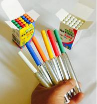 Wenhua 10 Color Chalk Color Dust-Free Chalk Triangle Chalk New Shop Promotional Chalk Gift
