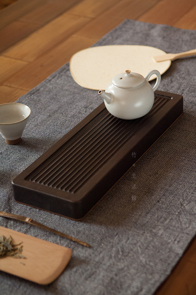 竹  檀竹整张竹壶垫 壶承杯垫 茶托 茶盘 茶具茶道零配