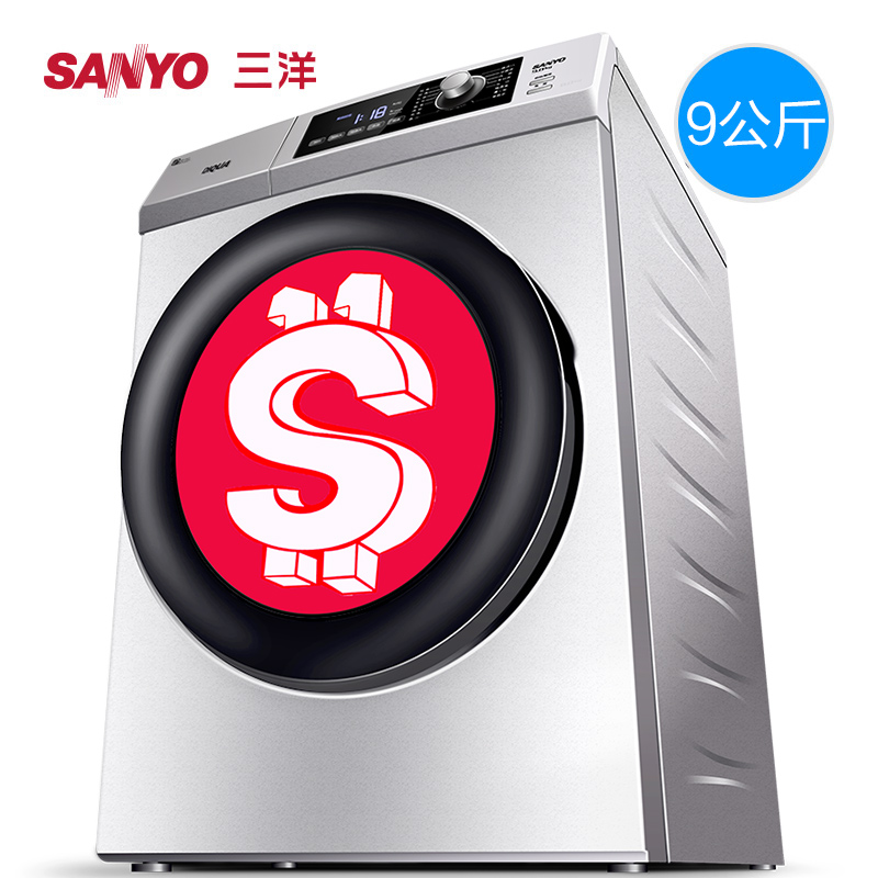 Sanyo/三洋 Air9S 9公斤智能变频空气洗滚筒 家用全自动洗衣机产品展示图2