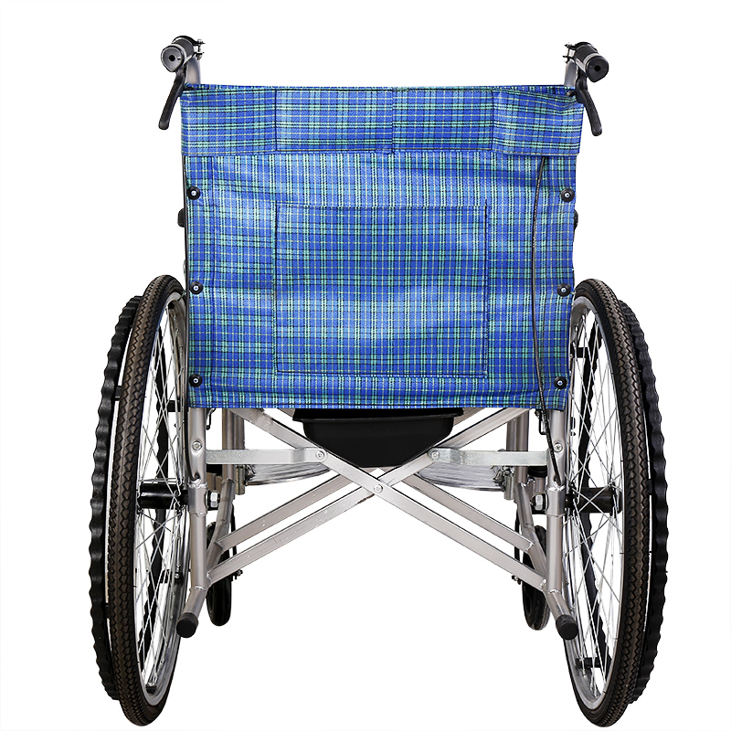 爱邦轮椅 折叠轻便 老年老人手动轮椅车 折叠 带坐便 刹车 lunyi