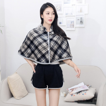 Shoulder pad cervical neck waistcoat flannel double-layer female autumn and winter warm cold-proof shawl maternity office bladder clothing