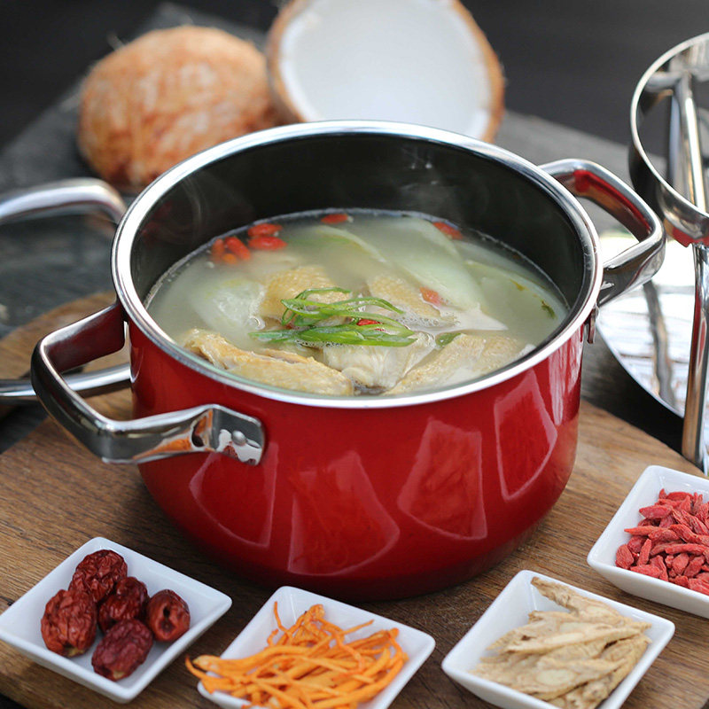 德国wmf福腾宝原装进口奈彩米陶瓷火锅多用锅酒精家用小火锅