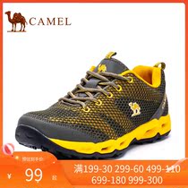 Camel outdoor mens shoes mens running sneakers lace-up outdoor leisure hiking shoes light outdoor shoes