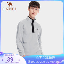 Camel Outdoor Grip Suede Jacket Woman 2022 Fall Chaos Pro Skin Comfort Windproof Warm Upright Collar 100 Hitch Coat Man