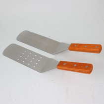 36cm extended multi-purpose spatula Frying spatula Round head pizza spatula Wooden handle Steak Spatula Spatula Spatula Leak Spatula