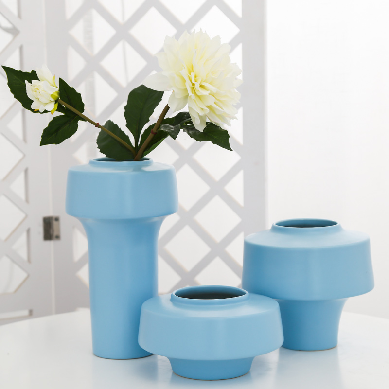 Mesa of jingdezhen ceramic vase sitting room adornment balcony between example simulation artificial flowers home hydroponic furnishing articles