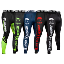 Venom tight pants mens bodybuilding running training pants boxing and sanda fighting fight sports bottoming fitness pants