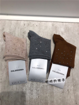 (Part of the spot) Calzedonia new ladies diamond ornaments cotton socks a variety of colors