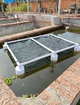 Ornamental tortoise special thickened black mesh with lid with pull lock suspended cage