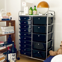 Welfare multi home mobile drawer storage cabinet rack bedroom plastic cabinet storage snack locker