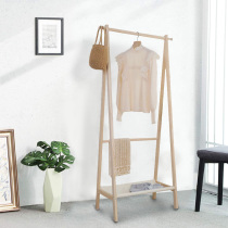 Multifunctional floor hanger hanger bedroom household Nordic Wood simple coat rack Net red coat shelf storage