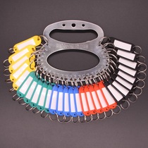 Thickened Stainless Steel Key Pan Warehouse Keyplate Guesthouse Property can mark containing management keycard ring stringing ring