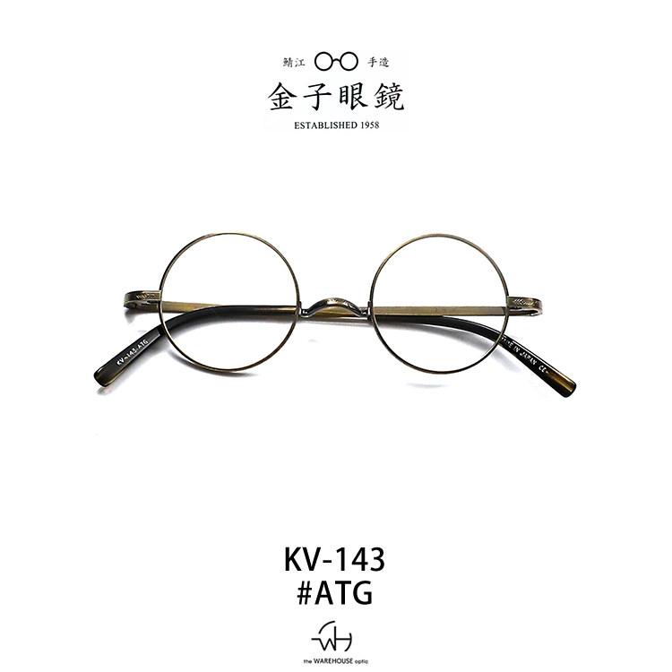 金子眼鏡KV143【the WAREHOUSE optic】【 KV系列】43口手工眼鏡
