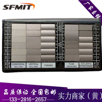 Machined surface roughness comparison sample notebook sample block Ra0 05-12 5μm roughness to degree block