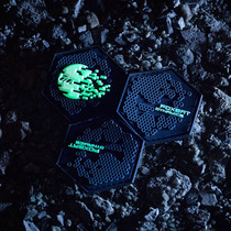 (FOXBAT-FOXBAT Industrial Official Store) Hive pattern luminous chapter function Velcro morale chapter armband