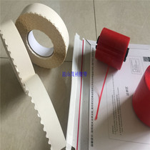 Zipped carton double-sided adhesive transparent unsealing strip easy to tear with florian side double-sided adhesive tape 35mm * 50 m