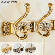 European hanging hook Antique coat hook Door back clothes hook Bathroom wall hook Wardrobe retro row hook
