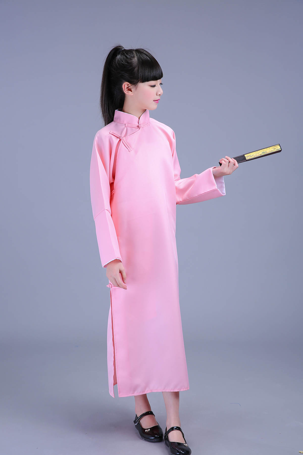 儿童相声表演服国学服民国长衫民族青年装长衫大褂小品评书服装