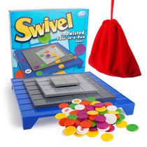 3D rotating chessboard Swivel new four-in-a-row childrens desktop puzzle family party game