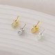 14K 금 하프 홀 양 눈 바늘 바늘 지원 모자 펜던트 바늘 수제 DIY 팔찌 목걸이 보석 재료 액세서리 14K 금 하프 홀 양 눈 바늘 바늘 지원 모자 펜던트 바늘 수제 DIY 팔찌 목걸이 보석 재료 액세서리