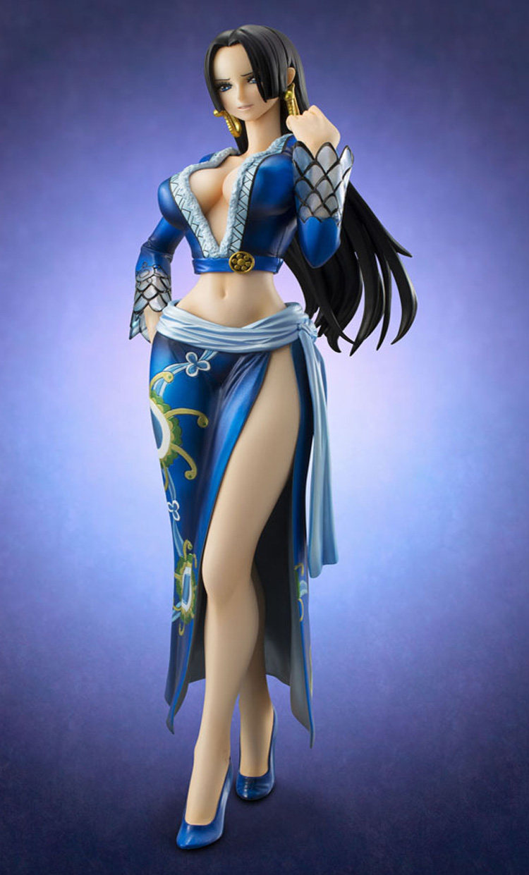 pop海贼王七武海女帝波雅蛇姬汉库克红色手办模型